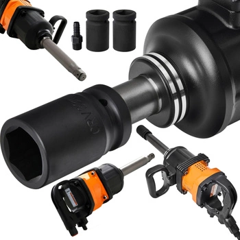 Klucz udarowy pneumatyczny 1" 5500Nm + walizka + 2 nasadki