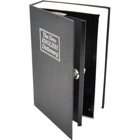 Kasetka na pieniądze książka 240x155x55 na kluczyk