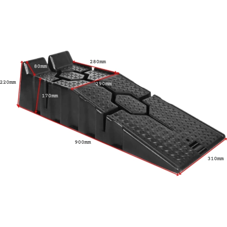 Najazdy samochodowe rampy najazdowe 3t, 2szt,