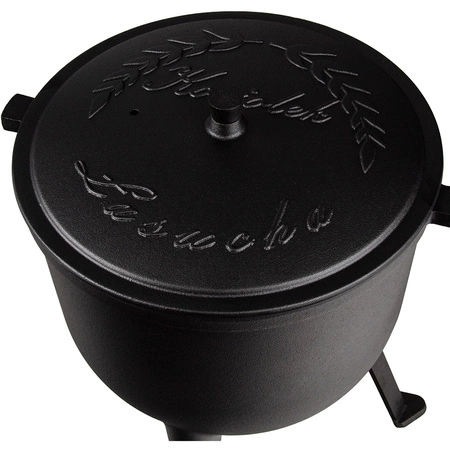 Kociołek żeliwny garnek myśliwski 10l