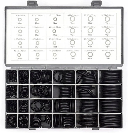 Zestaw oringów i uszczelek SAE NBR HNBR 900 elementów