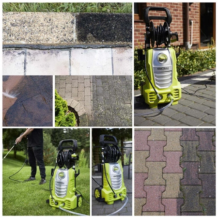 Myjka wysokociśnieniowa z pompą zasysającą 280 bar 3000W + lanca + akcesoria zestaw