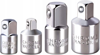 Redukcje adaptery 1/2; 3/8; 1/4 - 4 sztuki