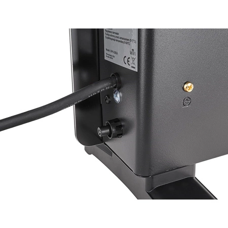 Grzejnik elektryczny konwektorowy szklany czarny LCD z pilotem sterowania i WiFi 2500W