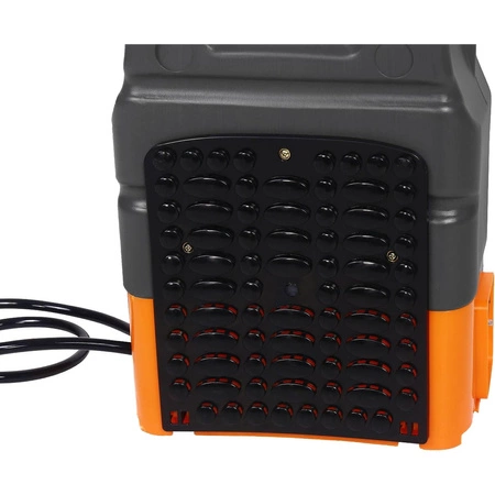 Opryskiwacz akumulatorowy ogrodowy plecakowy 16l 12V 8Ah + lanca zestaw XXL