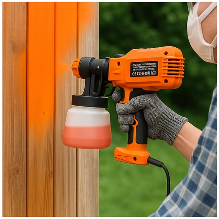 Pistolet do malowania elektryczny 32000 obr/min 550W + 3 dysze 1-2.5