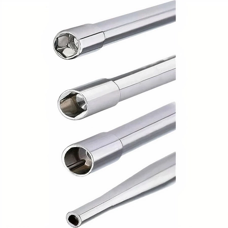 Klucze wkrętaki do regulacji gaźników 8szt + szczotki do dysz 12szt zestaw w etui