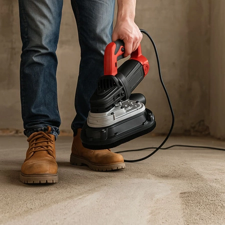 Szlifierka polerka do posadzek betonu 3500W + 12 tarcz 230mm zestaw