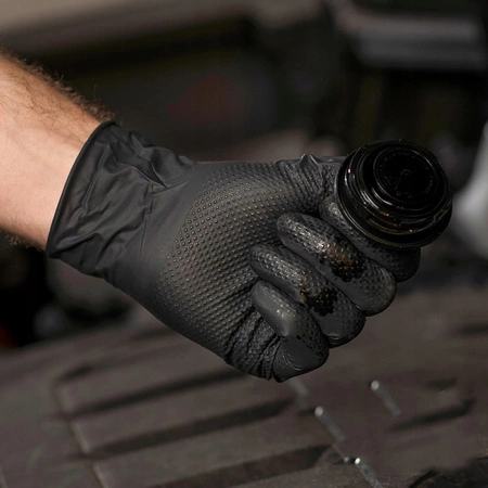 Rękawice nitrylowe super grube XL, 50szt