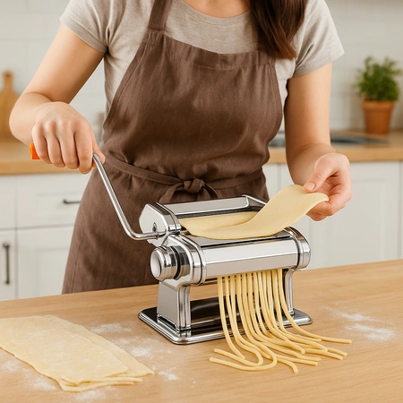 Maszynka ręczna do makaronu i wałkowania ciasta 3W1