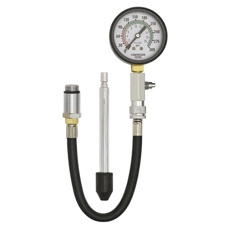 Tester miernik ciśnienia sprężania w silnikach benzynowych 0-20 Bar, 3el.