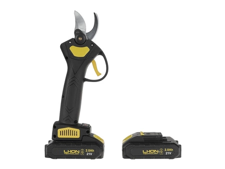Sekator akumulatorowy do krzewów i gałęzi 30mm, 2x akumulator 21V 2.0Ah w walizce