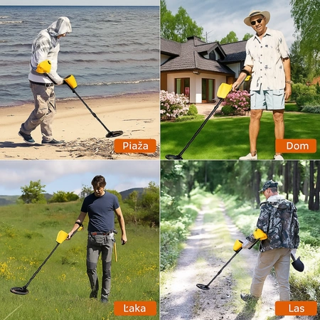 Wykrywacz metali detektor z regulacją