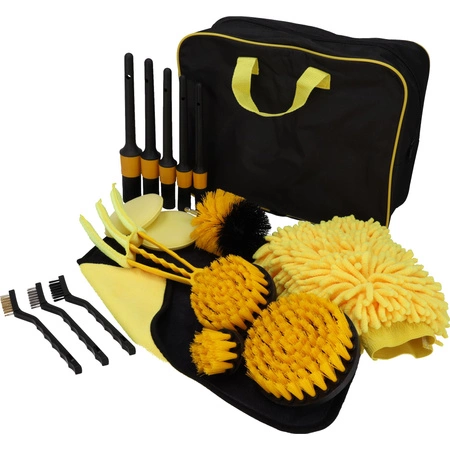 Zestaw detailingowy do czyszczenia samochodu, 19 elementów