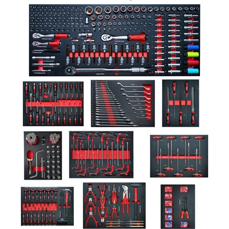 Szafka narzędziowa wózek warsztatowy z narzędziami zestaw, 479 elementów