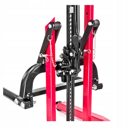 Mobilny jednokolumnowy podnośnik blacharski