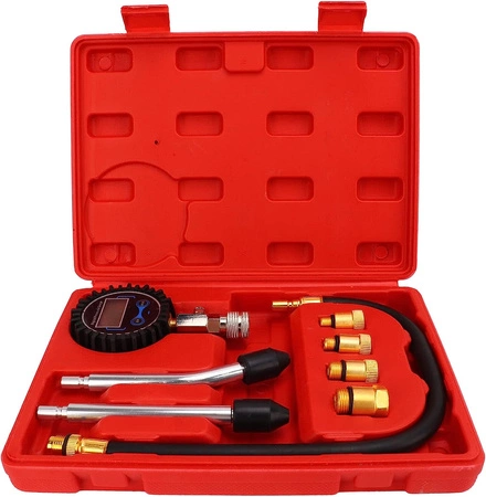 TESTER CIŚNIENIA SPRĘŻANIA MIERNIK BENZYNA LCD 14b