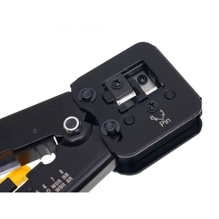 Zaciskarka przelotowa do usuwania izolacji z kabli RJ45 8