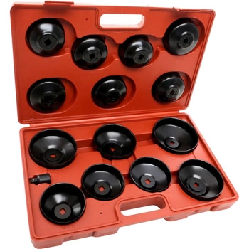 Nasadki do filtrów oleju zestaw w walizce, 15szt.