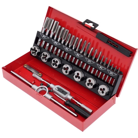 Gwintowniki i narzynki M3-M12 zestaw 32 elementy