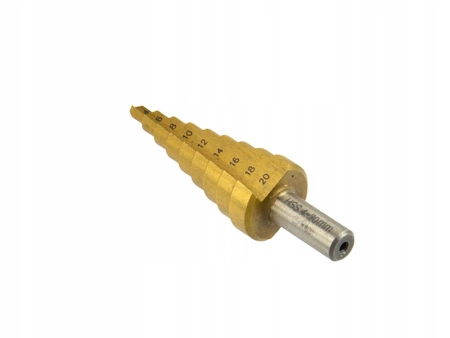 Wiertło stopniowe stożkowe HSS TYTAN 4-12mm