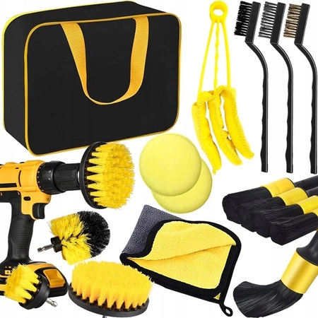 Zestaw detailingowy do czyszczenia samochodu, 19 elementów