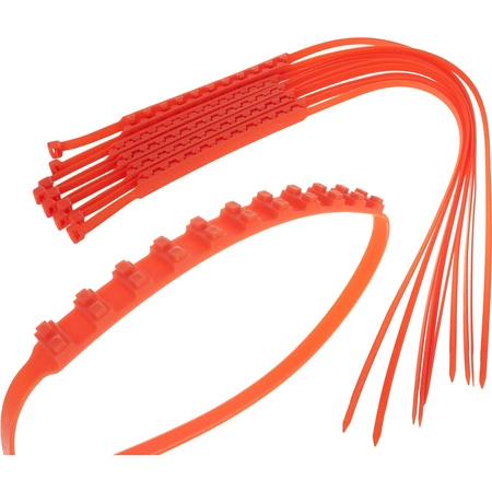 Łańcuchy śniegowe antypoślizgowe opaski samozaciskowe na opony koła, 10szt.