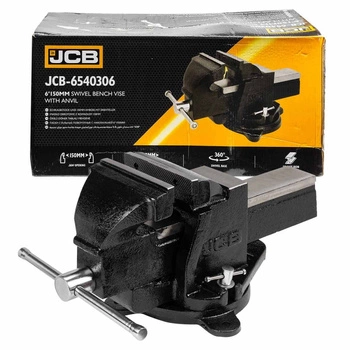 Imadło żeliwne obrotowe z kowadłem  6" 150mm, JCB