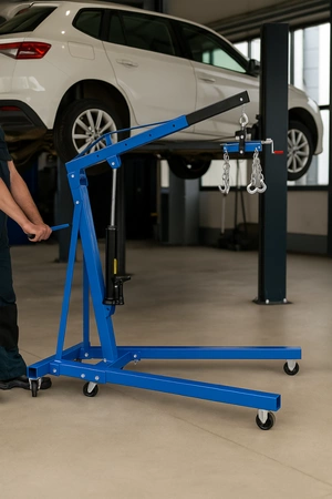 Żuraw warsztatowy - zblocze żurawia balanser 750kg