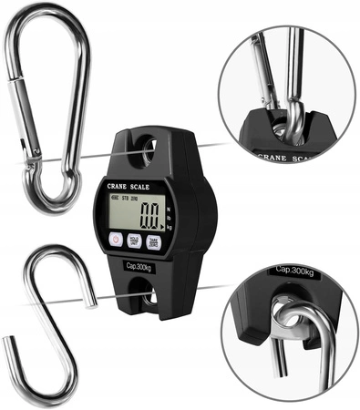 Waga hakowa podwieszana magazynowa przemysłowa elektroniczna 300kg