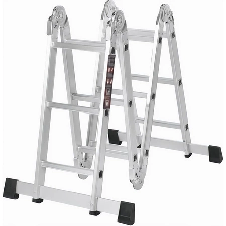 Drabina aluminiowa składana z platformą 4x3 346cm