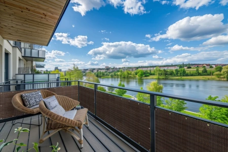 Osłona balkonowa technorattanowa 750 g/m2 100x100cm RX101, Miedziany