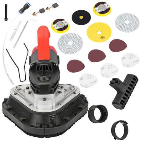 Szlifierka polerka do posadzek betonu 3500W + 12 tarcz 230mm zestaw