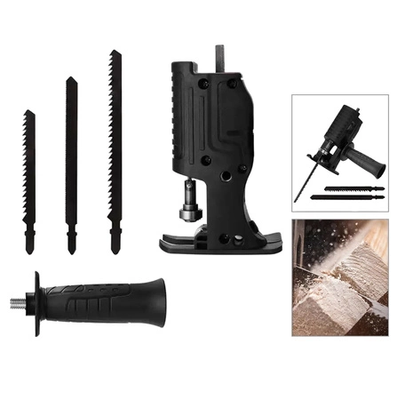 Przystawka do wiertarki elektrycznej - wyrzynarka zestaw