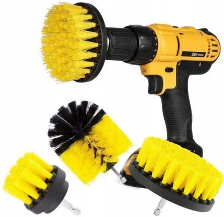 Zestaw szczotek czyszczących na wkrętarkę 4szt. S-CLEAN4