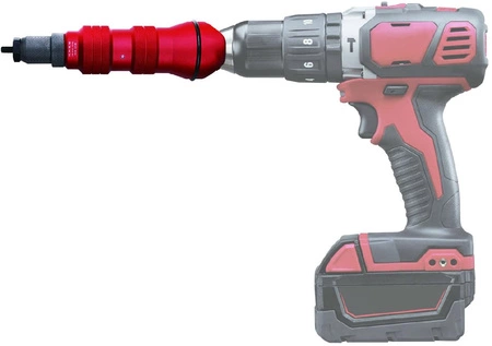 Adapter wkrętarki - Nitownica do nitowkrętarek M3-M6 