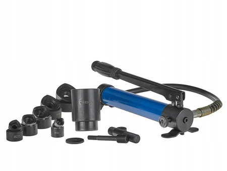 HYDRAULICZNY WYCINAK DO OTWORÓW BLACH PRASKA OTWORNICA 22-60mm SIŁOWNIK 10T