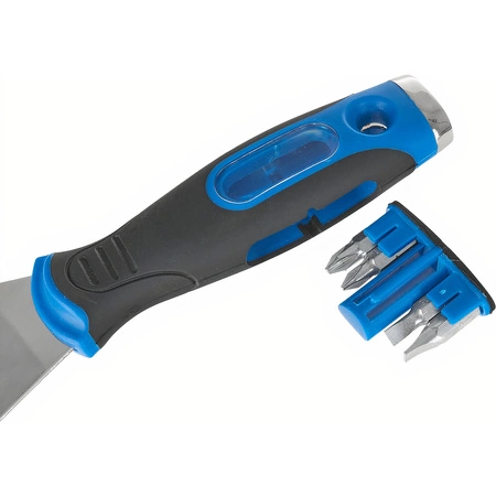 Skrobak malarski profilowany stalowy z bitami