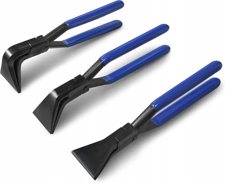 SZCZYPCE DEKARSKIE DO GIĘCIA BLACHY CĘGI ZESTAW 3szt 45°, 90°, 180°