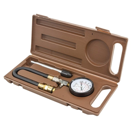 Zestaw z manometrem do pomiaru kompresji silników benzynowych 21 bar