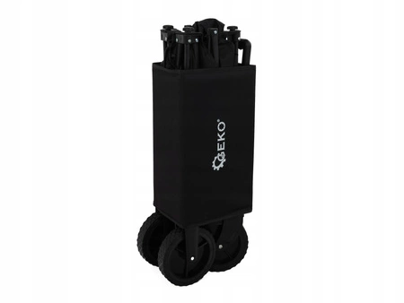 WÓZEK TRANSPORTOWY OGRODOWY PLAŻOWY TURYSTYCZNY SKŁADANY PRZYCZEPKA 90L