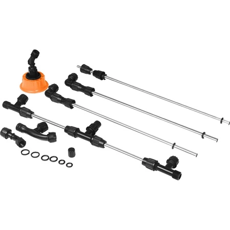 Opryskiwacz akumulatorowy ogrodowy plecakowy 16l 12V 8Ah + lanca zestaw XXL