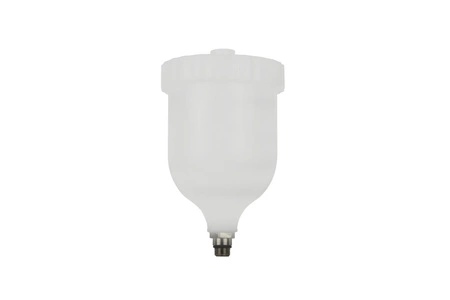 Zbiornik lakierniczy plastikowy 600 ml z gwintem zewnętrznym 13,7 mm