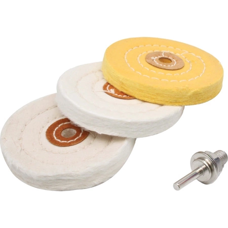 Zestaw do polerowania metali miękkich, 7szt.