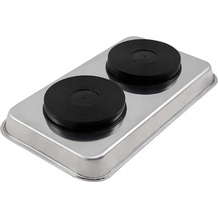 Magnetyczna, prostokątna miska warsztatowa 240x110mm