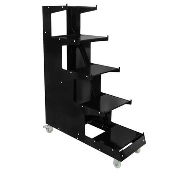 Stojak regał ekspozycyjny mobilny 1350x1000x400mm 5 półek do 300kg