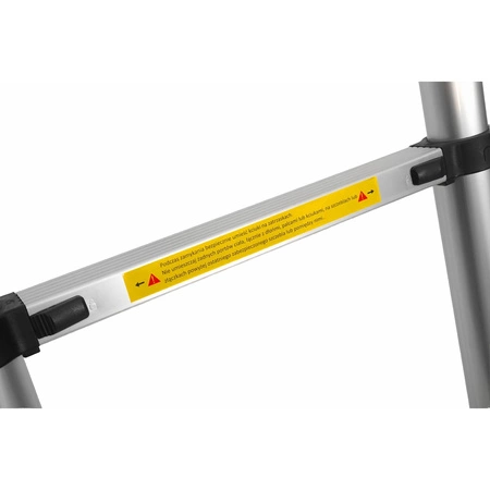 Drabina aluminiowa teleskopowa składana 8-stopniowa 2,6m lekka udźwig 150kg