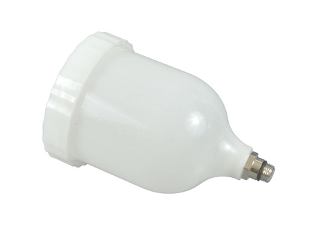 Zbiornik lakierniczy plastikowy 600 ml z gwintem zewnętrznym 13,7 mm