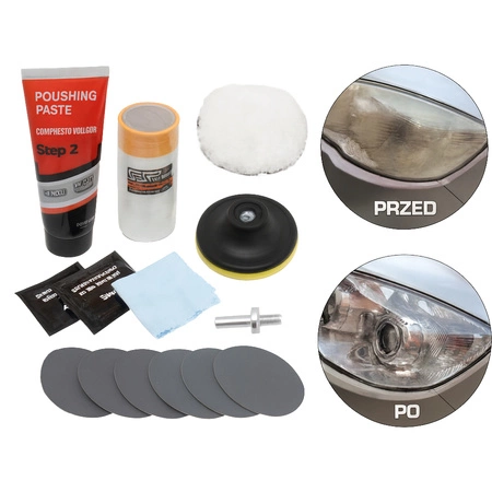 Zestaw do renowacji reflektorów, 14el.