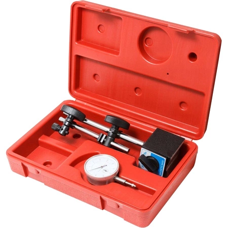 Czujnik zegarowy ze statywem magnetycznym 0-10mm